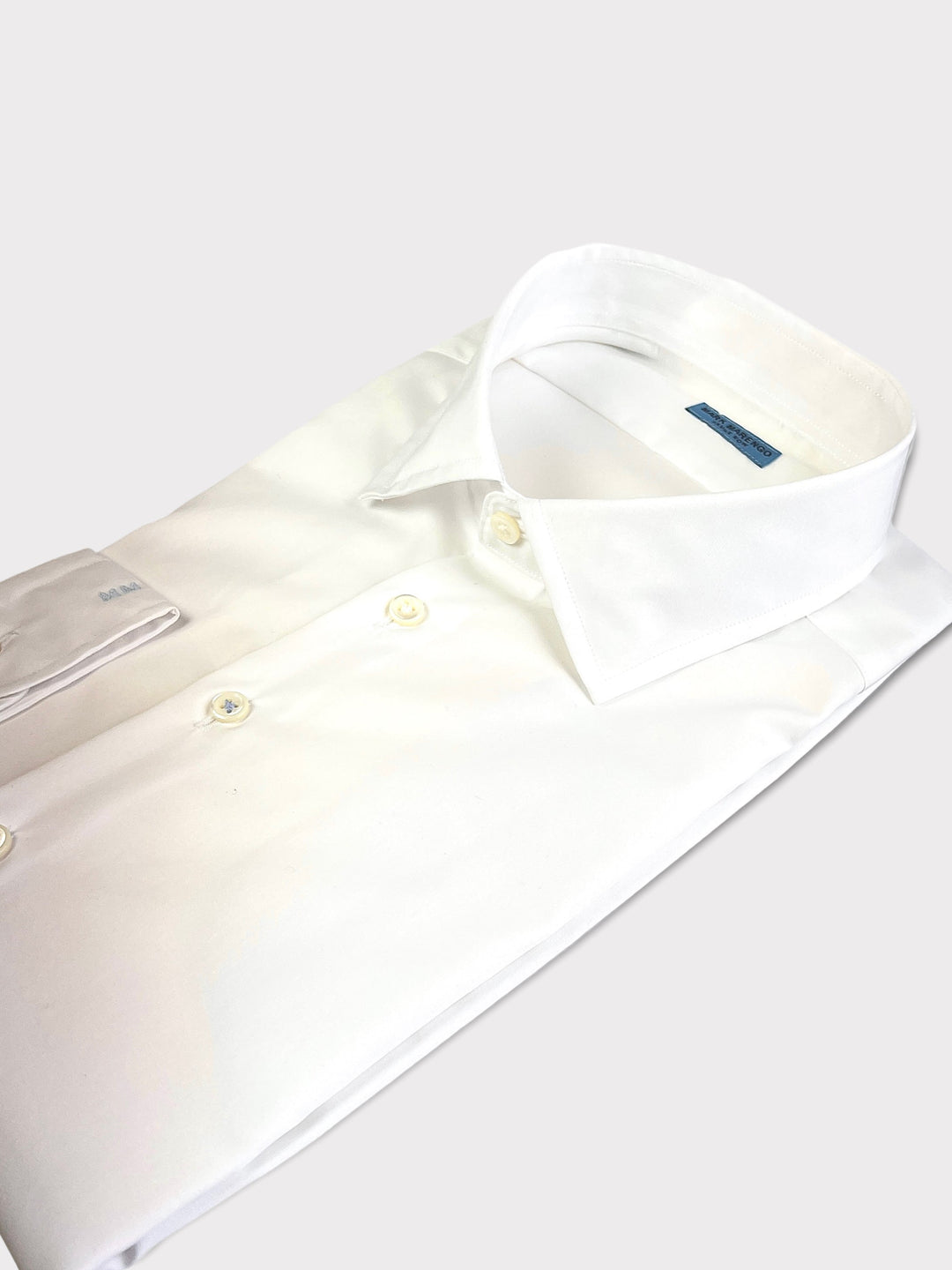 Chemise de voyage blanche en popeline fine 