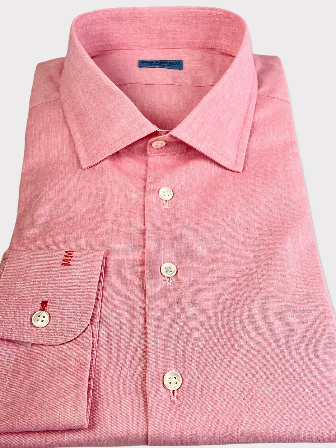 Light Pink Linen Cotton Shirt