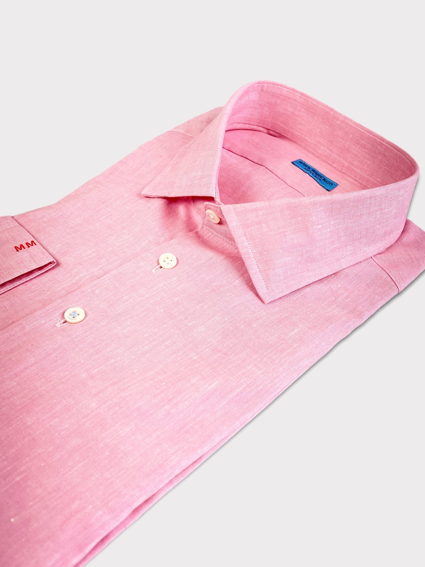 Light Pink Linen Cotton Shirt