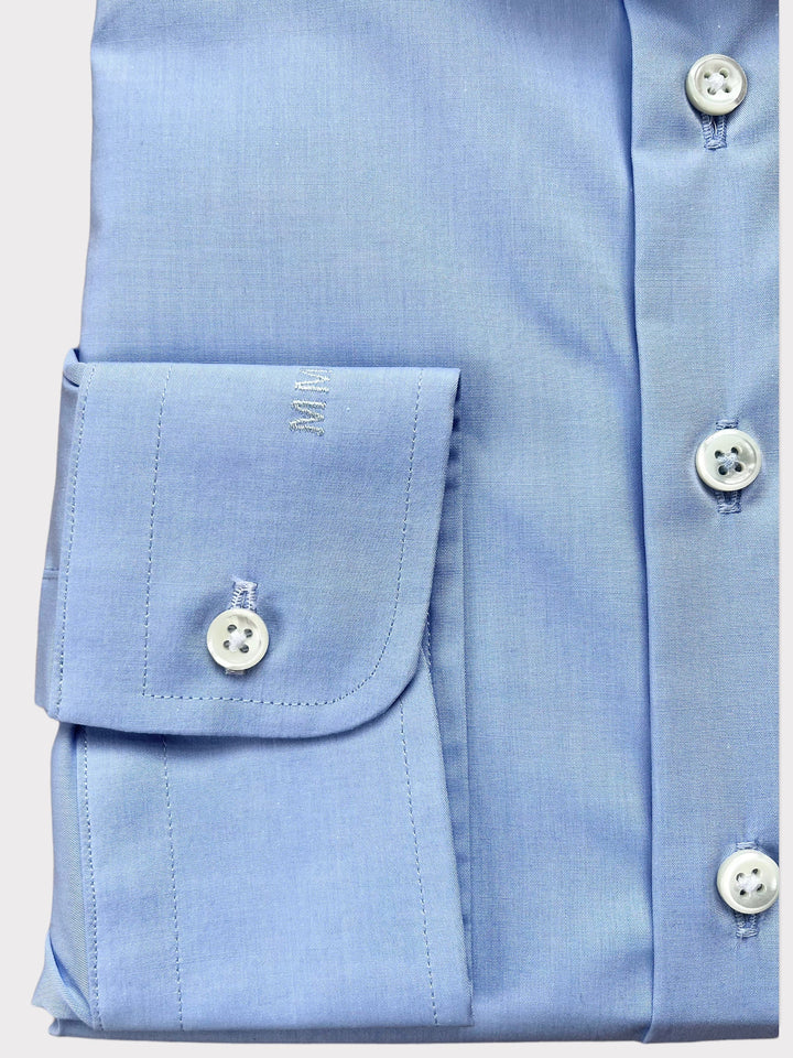 Light Blue Stretch Poplin Shirt