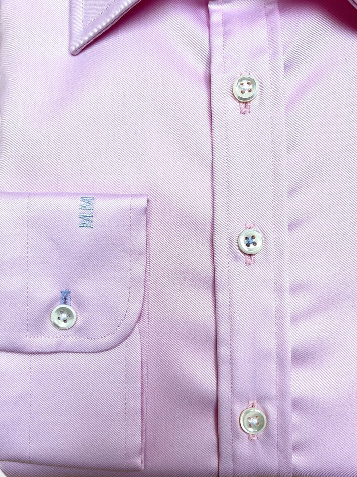 Light Pink Twill Travel Shirt