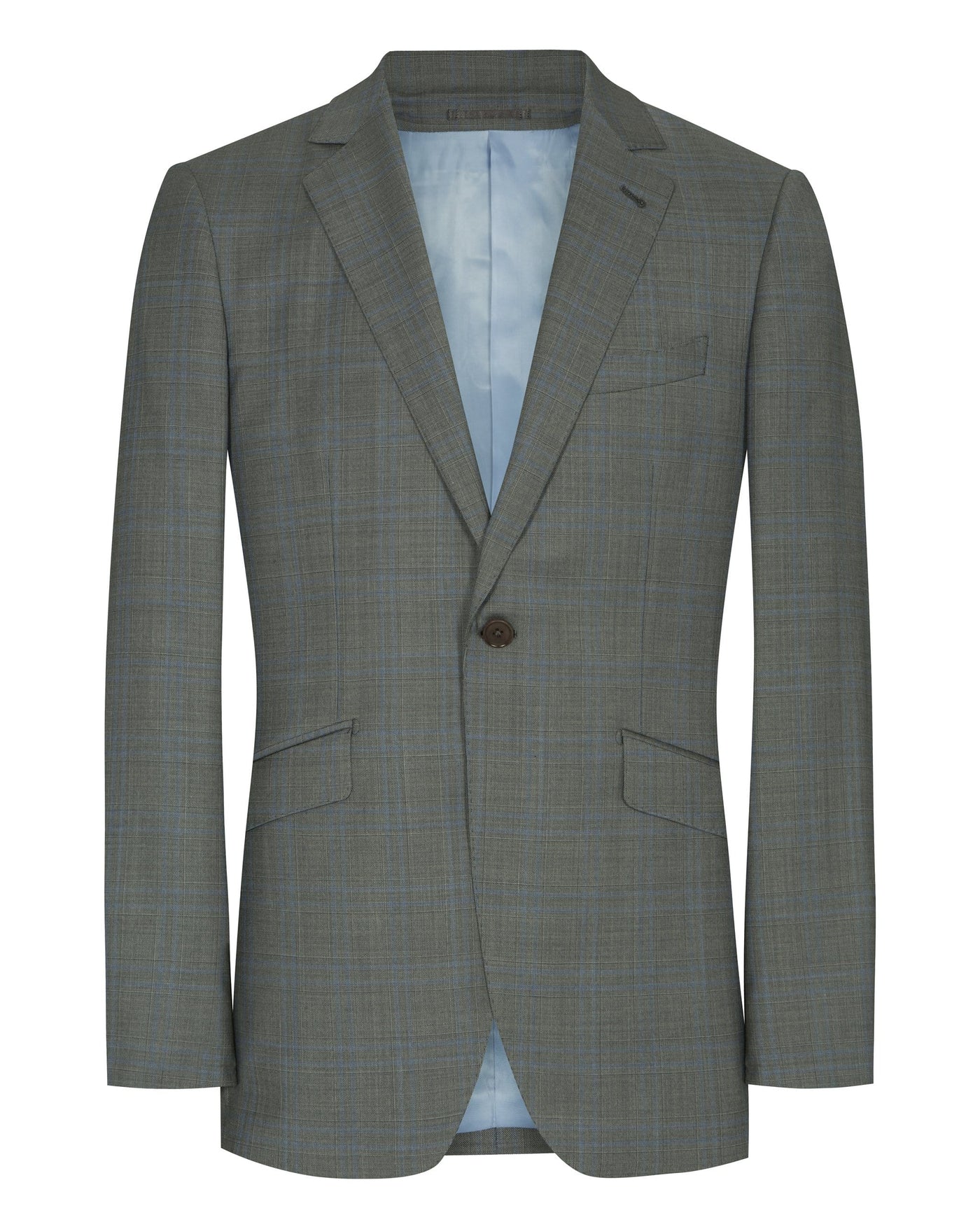 Grey Prince of Wales Suit - Mark marengo