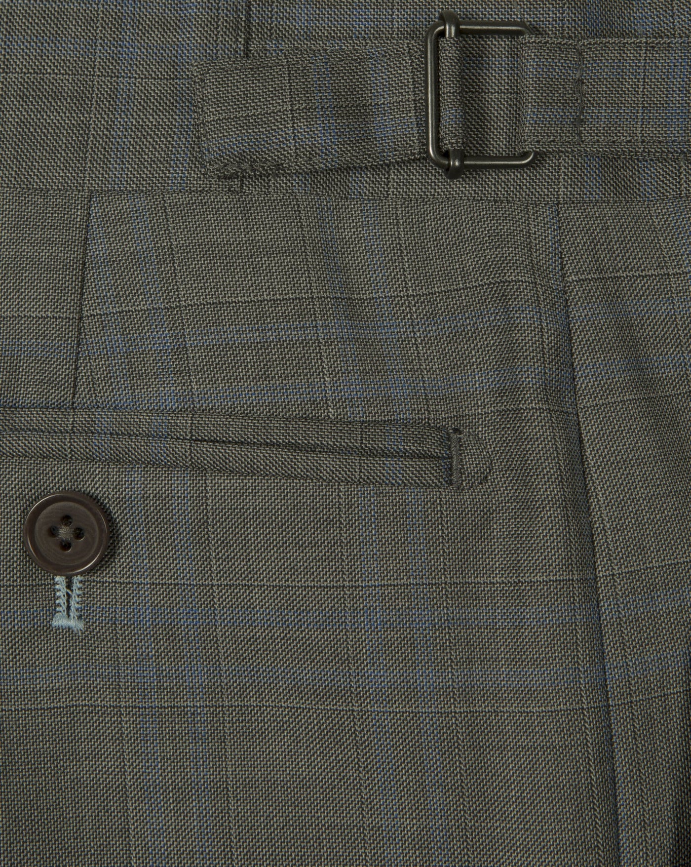 Grey Prince Of Wales Trousers - Mark marengo