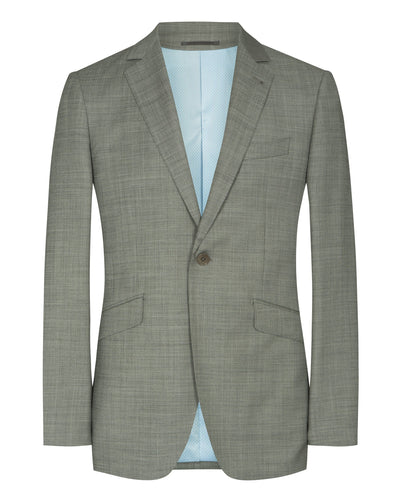 Light Grey Sharkskin Suit - Mark marengo