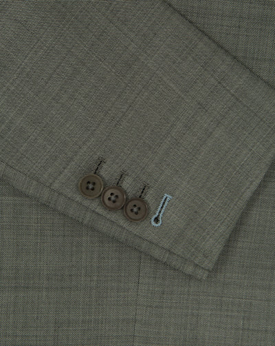 Light Grey Sharkskin Suit - Mark marengo