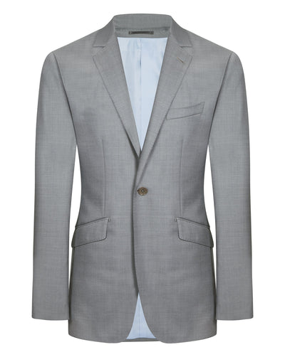Light Grey Twill Suit - Mark marengo