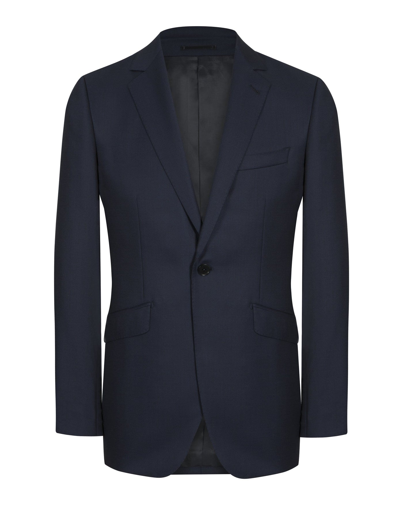 Navy Birds Eye Suit - Mark marengo