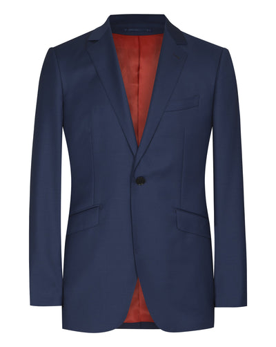 Royal Blue Plain Suit - Mark marengo
