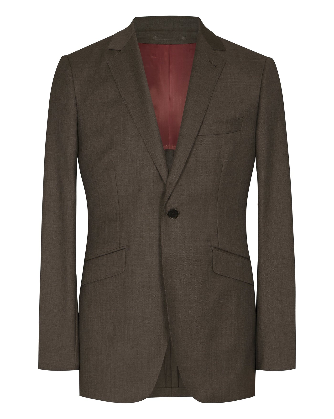 Dark Brown Sharkskin Suit - Mark marengo