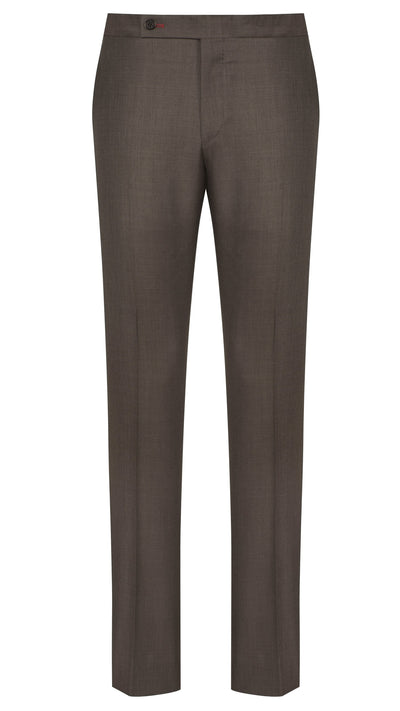 Dark Brown Sharkskin Suit - Mark marengo