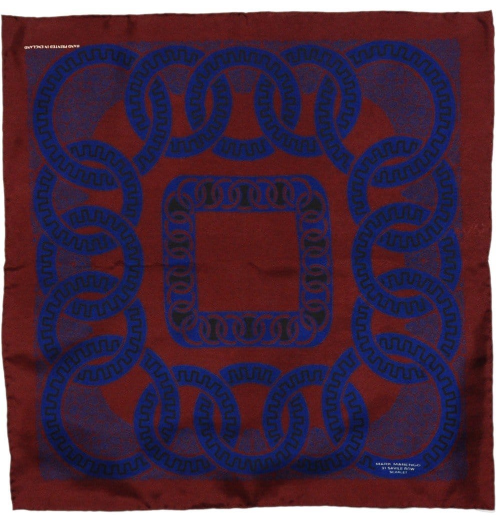 Wine Pocket Square - Romanesque