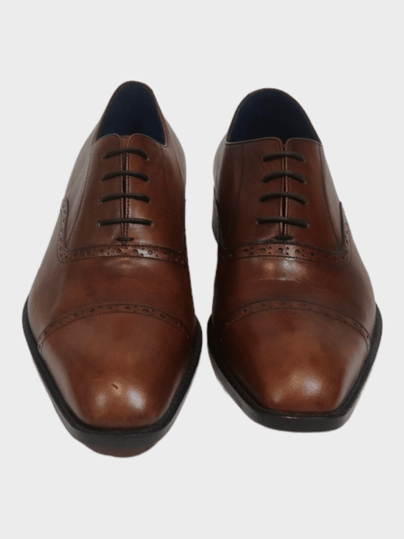 Brogue brown shoe