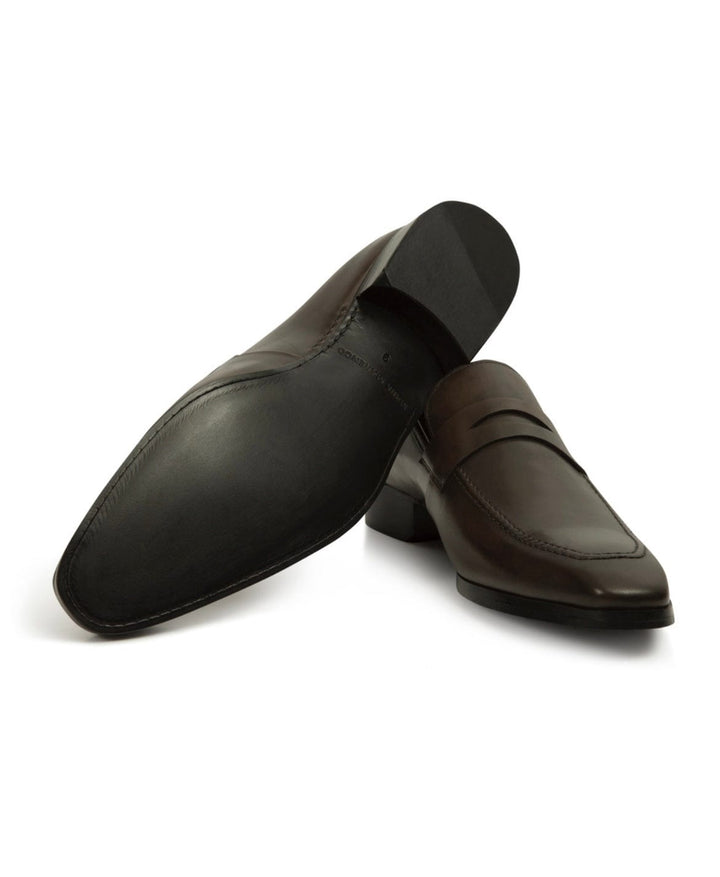 Lavato Moro Penny Loafer cousu main